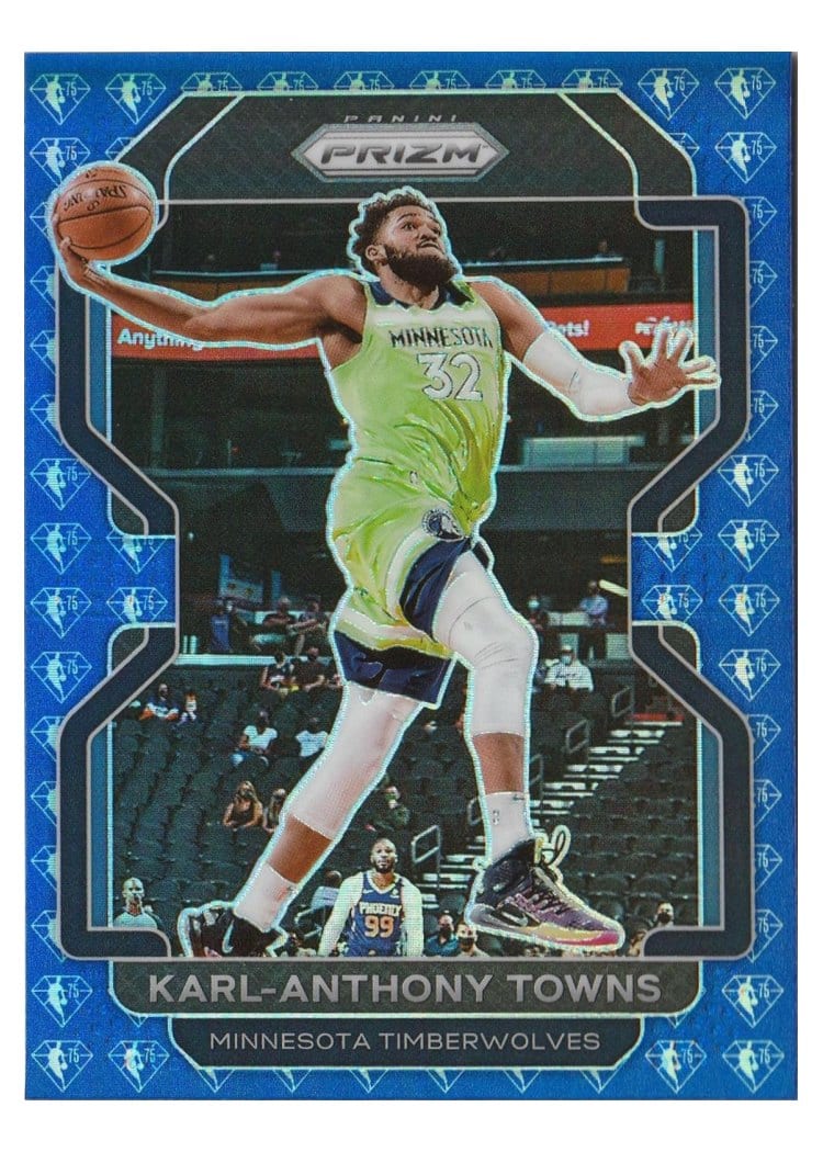 2021-22 Panini Prizm Base Set Karl-Anthony Towns #157 card