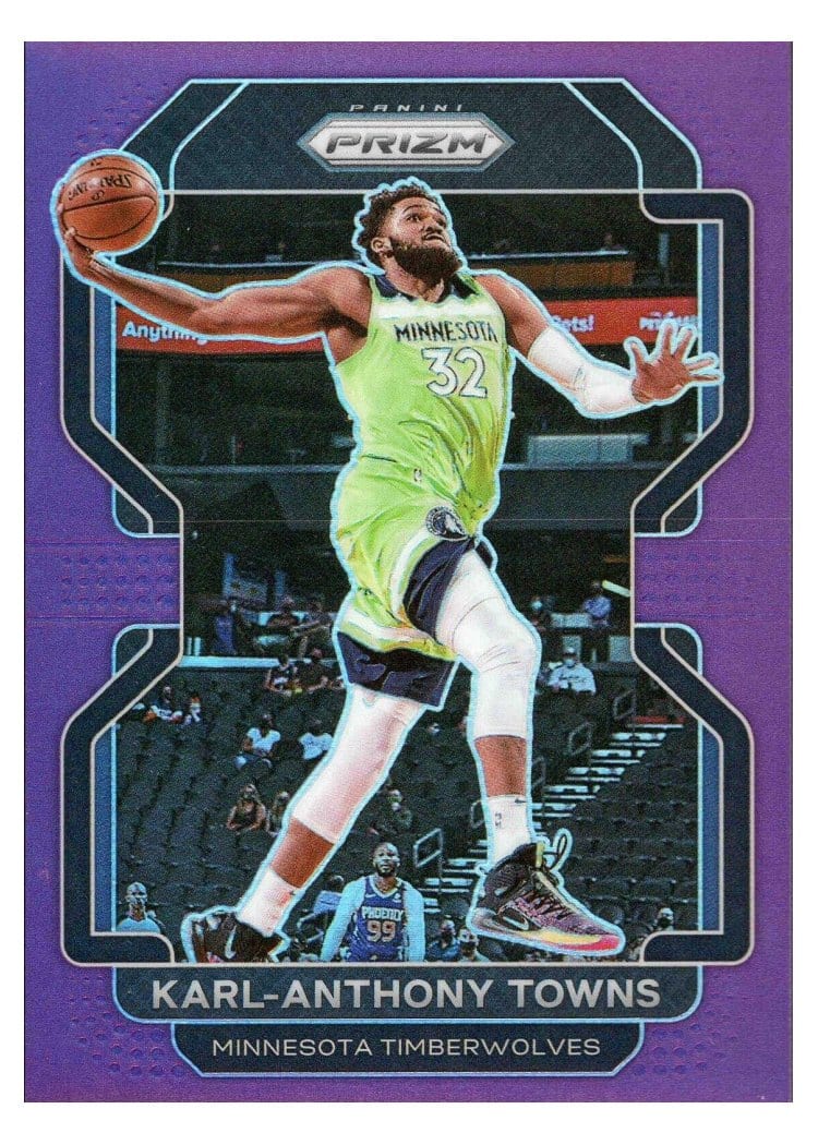2021-22 Panini Prizm Base Set Karl-Anthony Towns #157 card