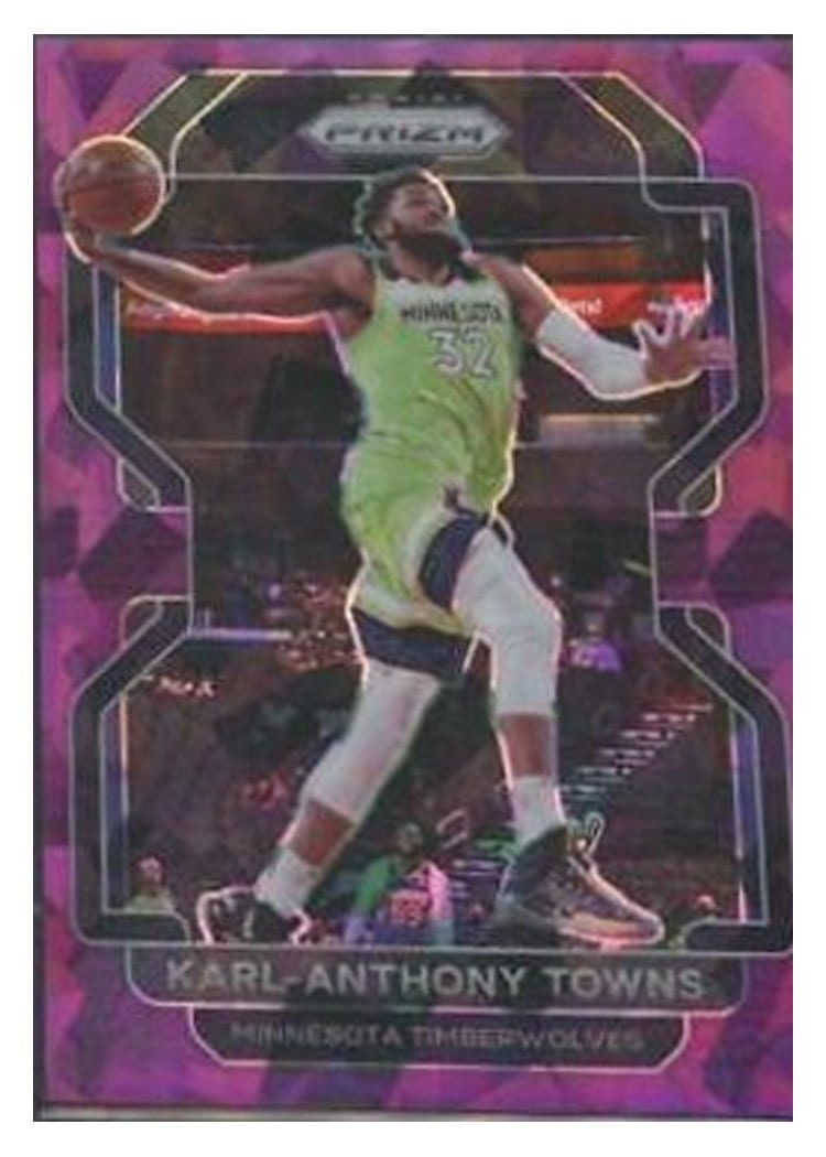 2021-22 Panini Prizm Base Set Karl-Anthony Towns #157 card