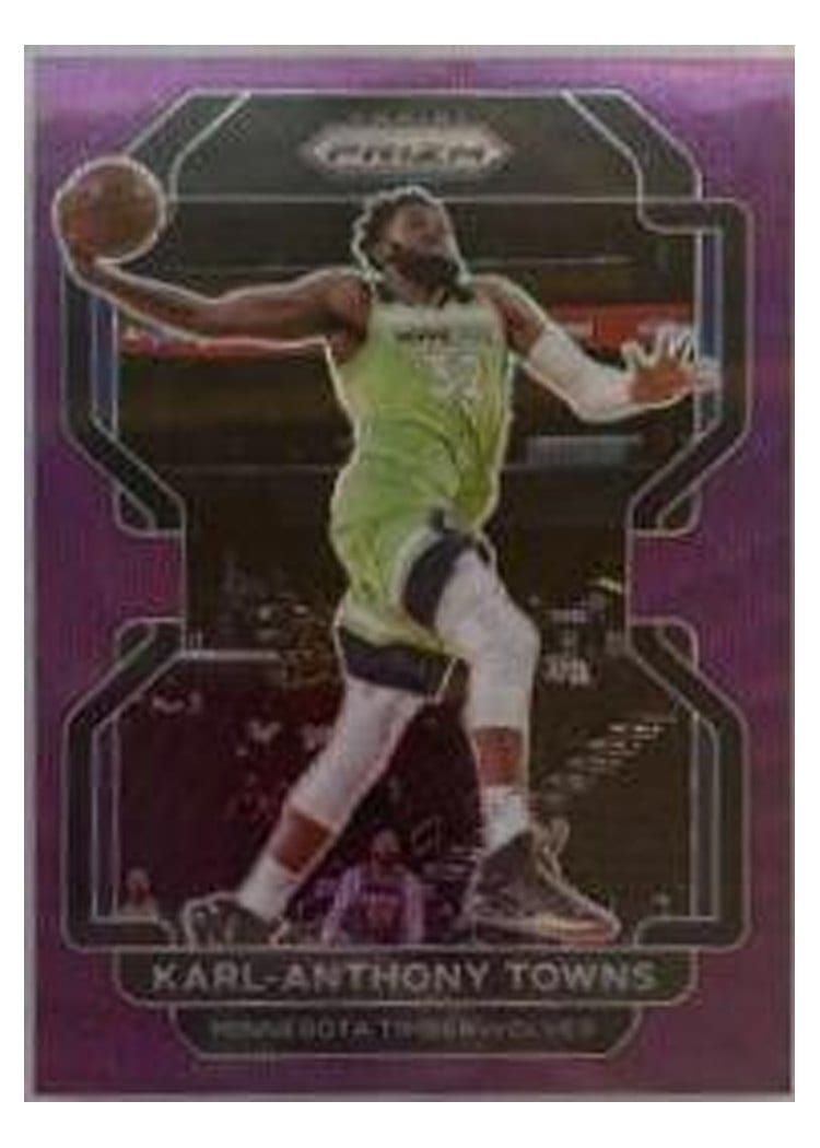 2021-22 Panini Prizm Base Set Karl-Anthony Towns #157 card