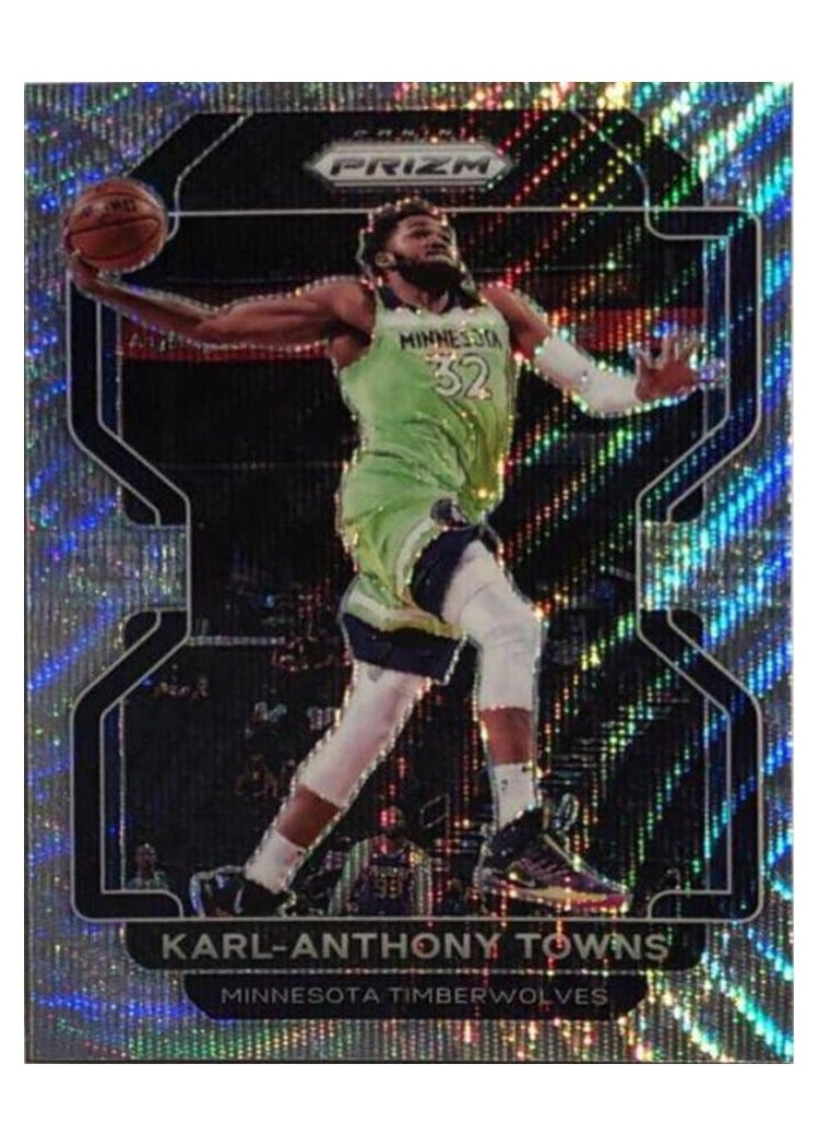2021-22 Panini Prizm Base Set Karl-Anthony Towns #157 card