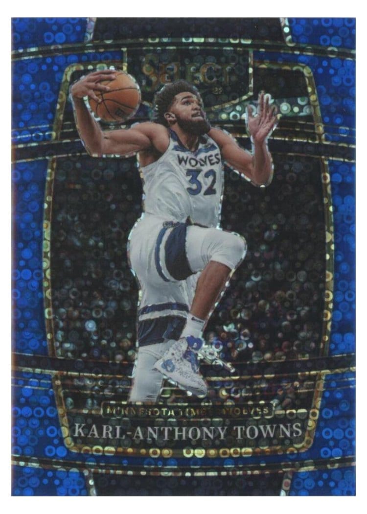 2021-22 Panini Select Base Set Karl-Anthony Towns #10 card
