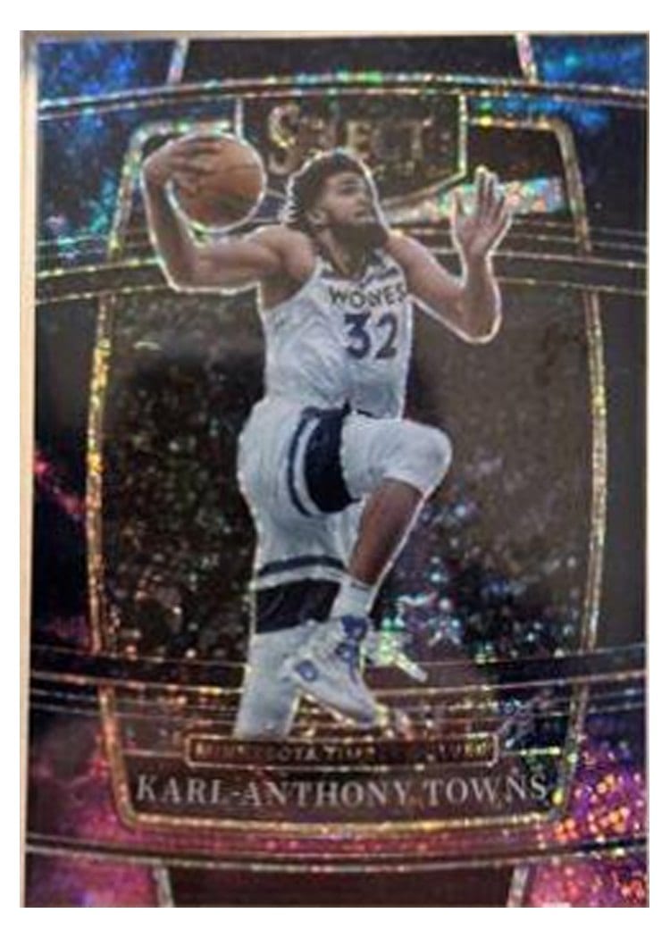 2021-22 Panini Select Base Set Karl-Anthony Towns #10 card