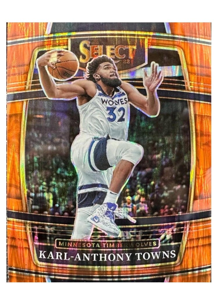 2021-22 Panini Select Base Set Karl-Anthony Towns #10 card