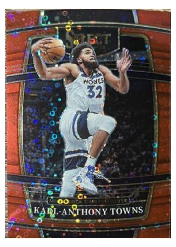 2021-22 Panini Select Base Set Karl-Anthony Towns #10 card