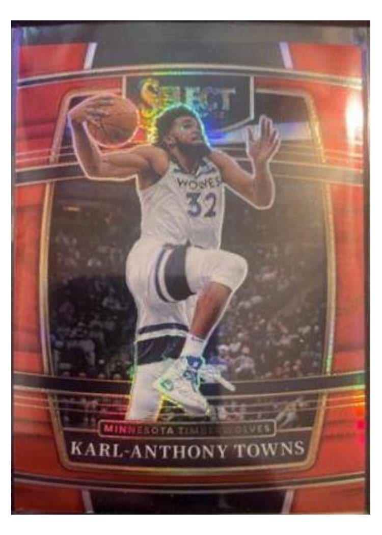 2021-22 Panini Select Base Set Karl-Anthony Towns #10 card