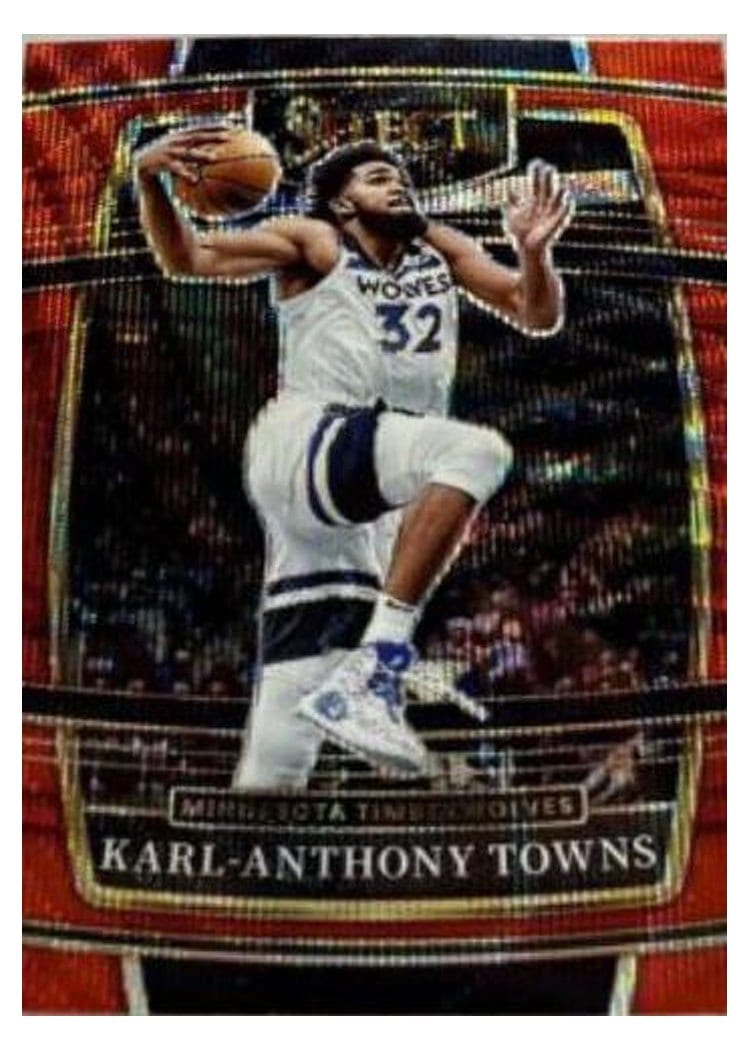 2021-22 Panini Select Base Set Karl-Anthony Towns #10 card