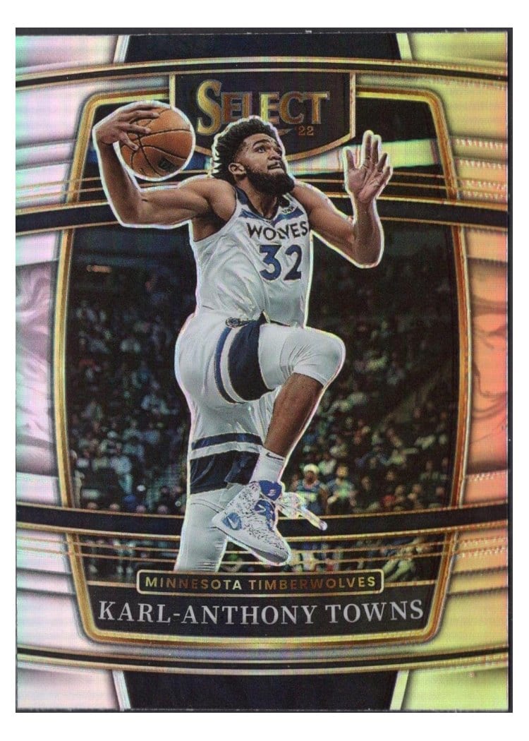 2021-22 Panini Select Base Set Karl-Anthony Towns #10 card