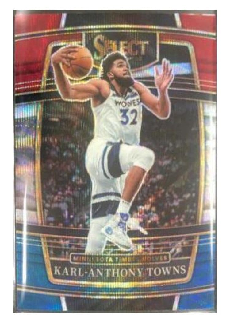 2021-22 Panini Select Base Set Karl-Anthony Towns #10 card