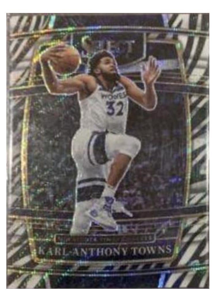 2021-22 Panini Select Base Set Karl-Anthony Towns #10 card