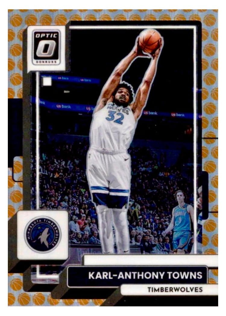 2022-23 Donruss Optic Base Set Karl-Anthony Towns #50 card