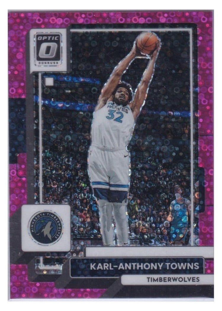 2022-23 Donruss Optic Base Set Karl-Anthony Towns #50 card