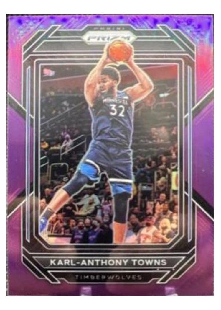 2022-23 Panini Prizm Base Set Karl-Anthony Towns #68 card