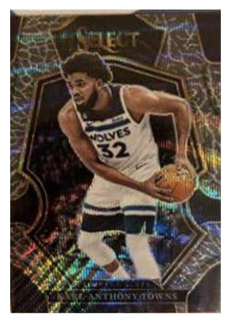 2022-23 Panini Select Base Set Karl-Anthony Towns #112 card