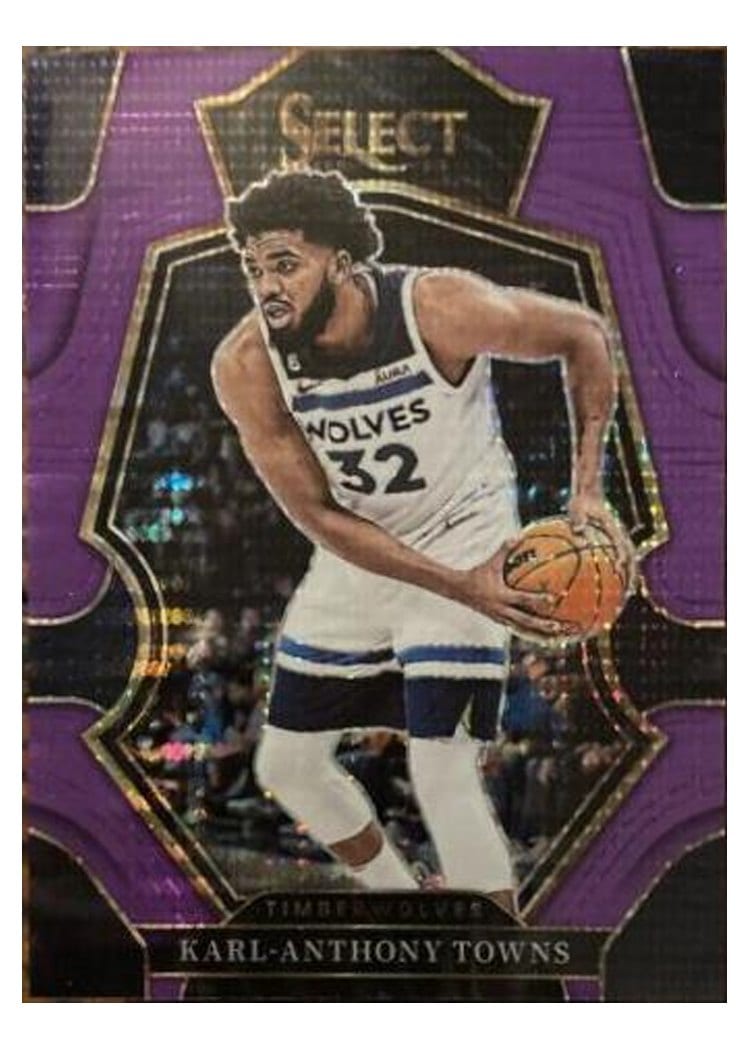 2022-23 Panini Select Base Set Karl-Anthony Towns #112 card