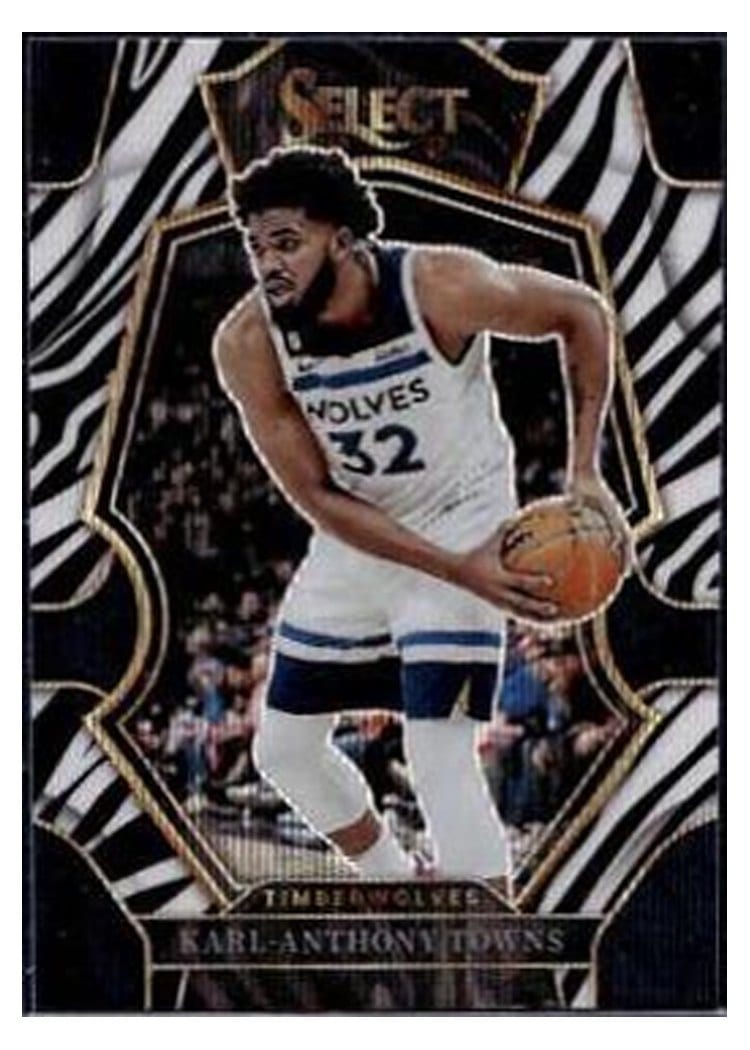 2022-23 Panini Select Base Set Karl-Anthony Towns #112 card