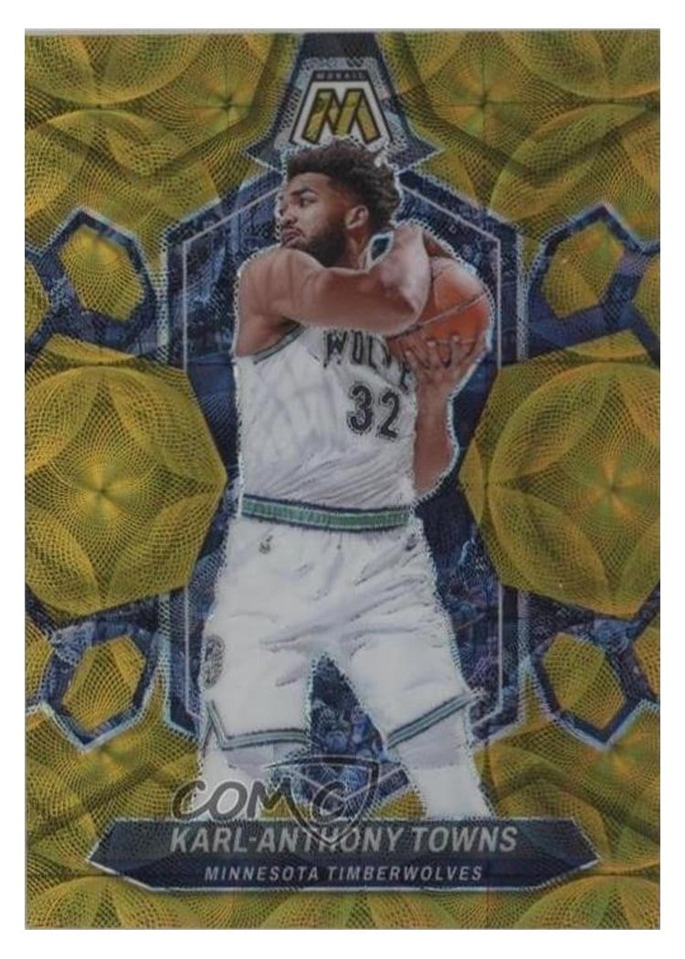2023-24 Panini Mosaic Base Set Karl-Anthony Towns #78 card