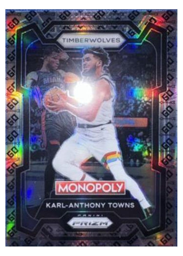 2023-24 Panini Prizm Monopoly Base Set Karl-Anthony Towns Go #53 card