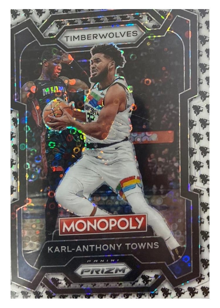 2023-24 Panini Prizm Monopoly Base Set Karl-Anthony Towns Running Man #53 card