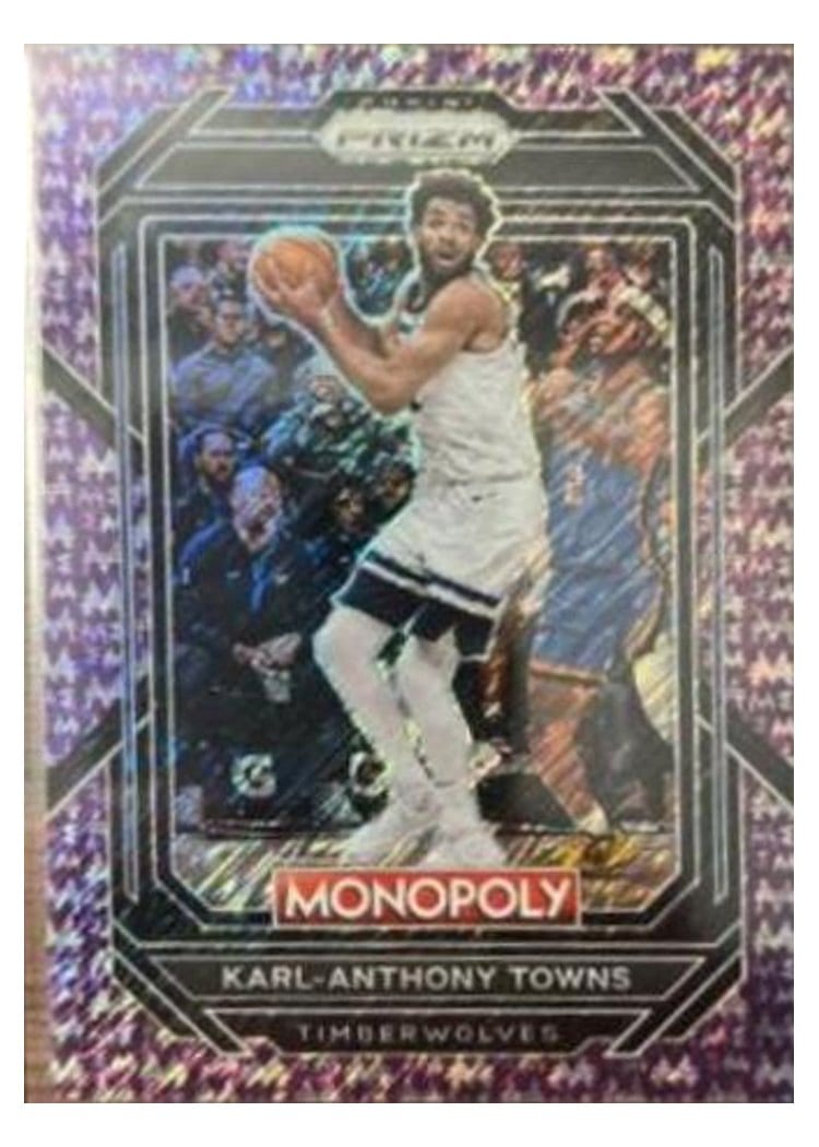 2023-24 Panini Prizm Monopoly Base Set Karl-Anthony Towns #53 card