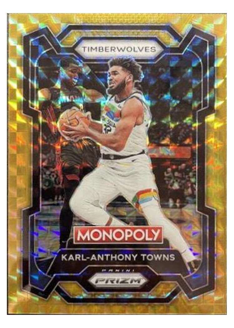 2023-24 Panini Prizm Monopoly Base Set Karl-Anthony Towns #53 card