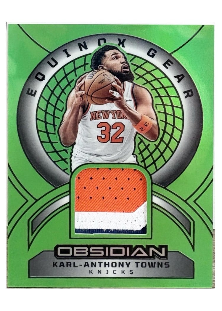 2024-25 Panini Obsidian Equinox Gear Karl-Anthony Towns #EG-KAT card
