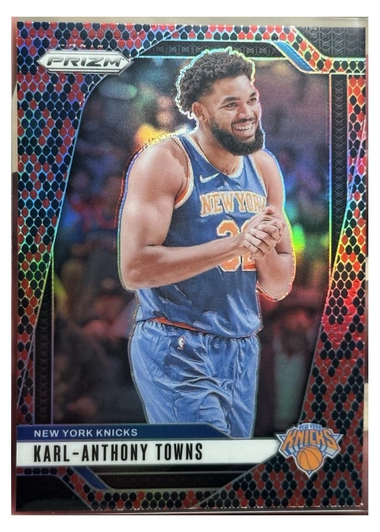 2024-25 Panini Prizm Base Set Karl-Anthony Towns #141 card