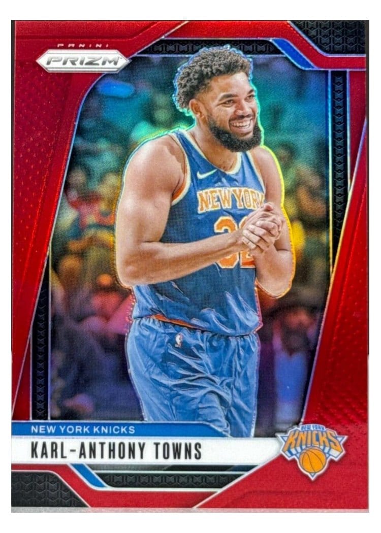 2024-25 Panini Prizm Base Set Karl-Anthony Towns #141 card