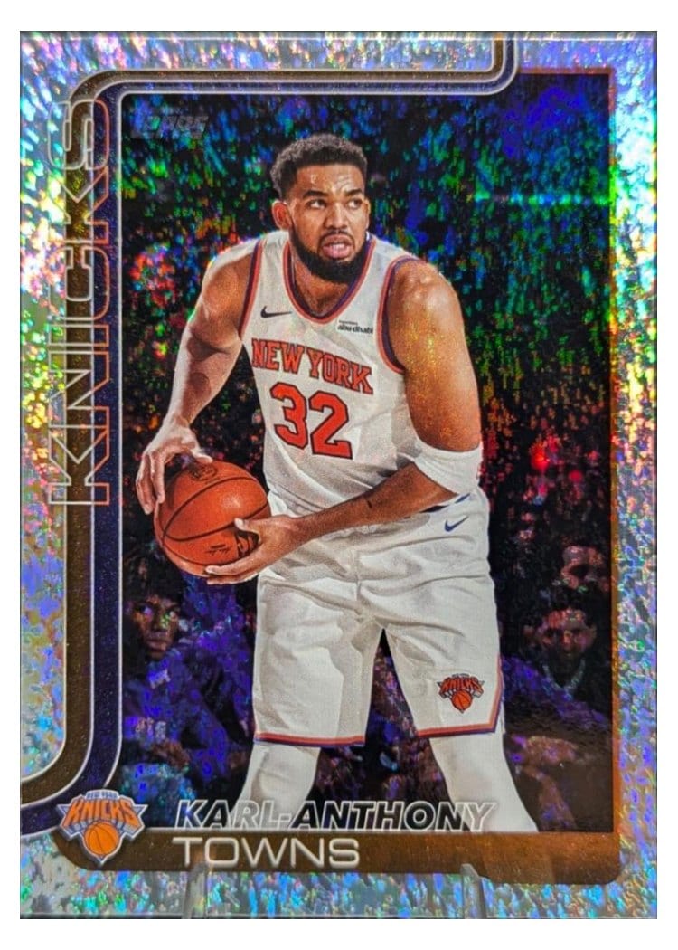 2025-26 Topps Base Set Karl-Anthony Towns Holo Foil #19 card