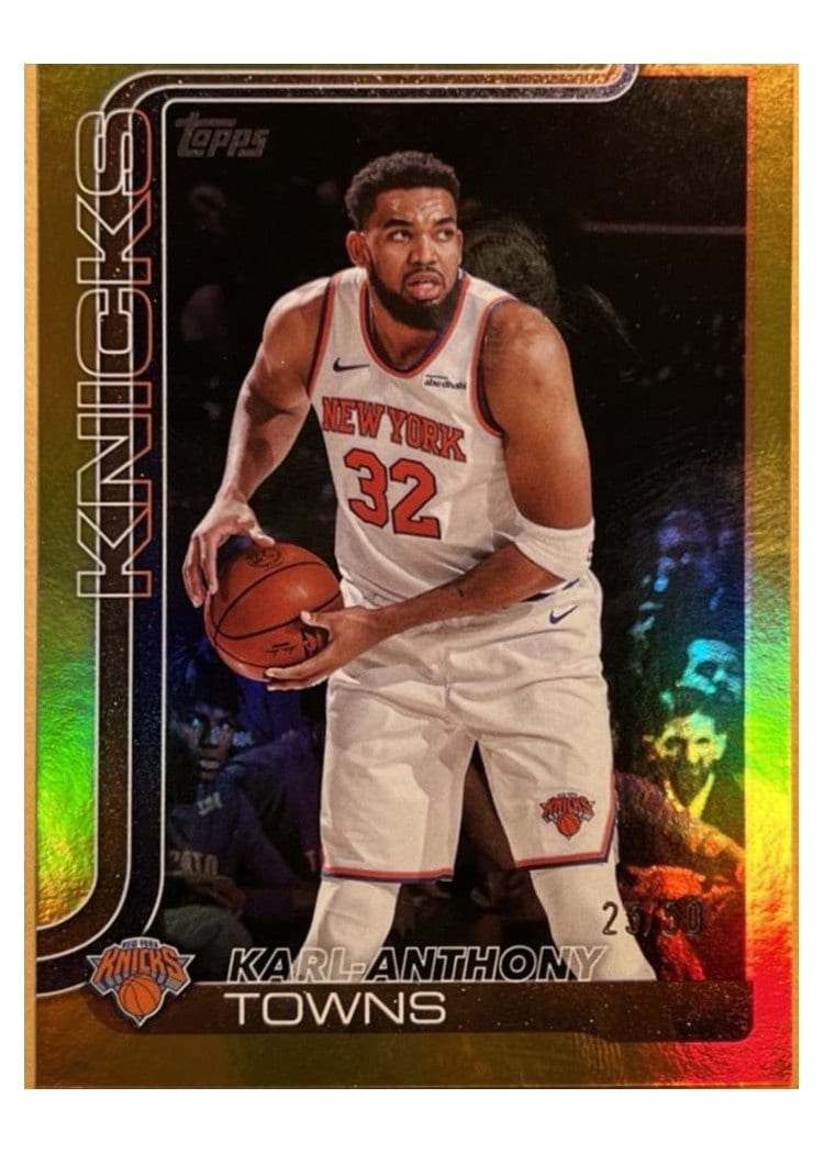 2025-26 Topps Base Set Karl-Anthony Towns #19 card