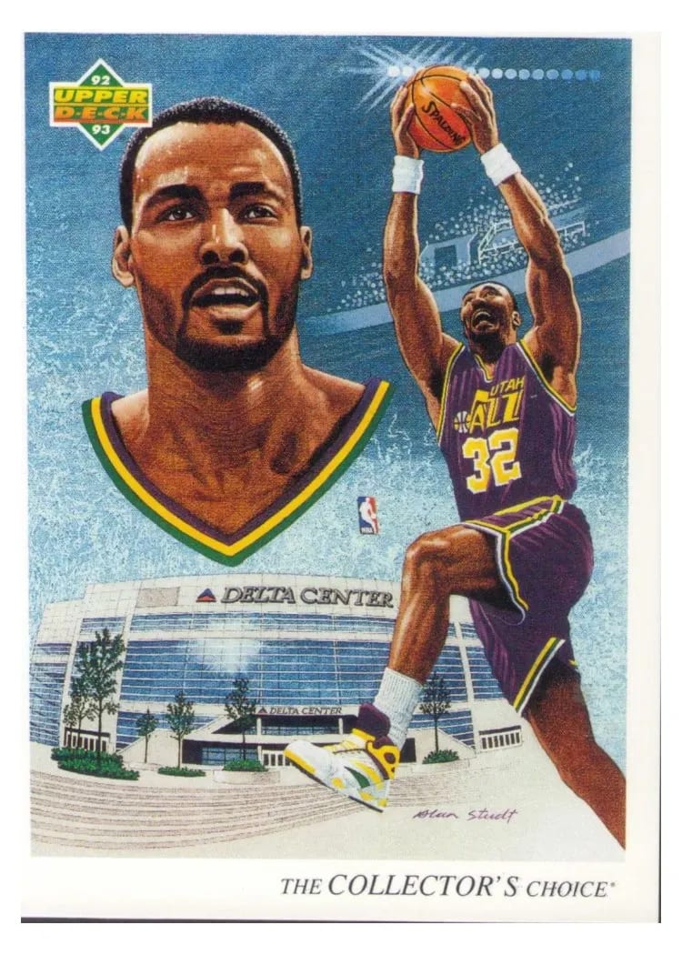1992 Upper Deck Karl Malone #44 card
