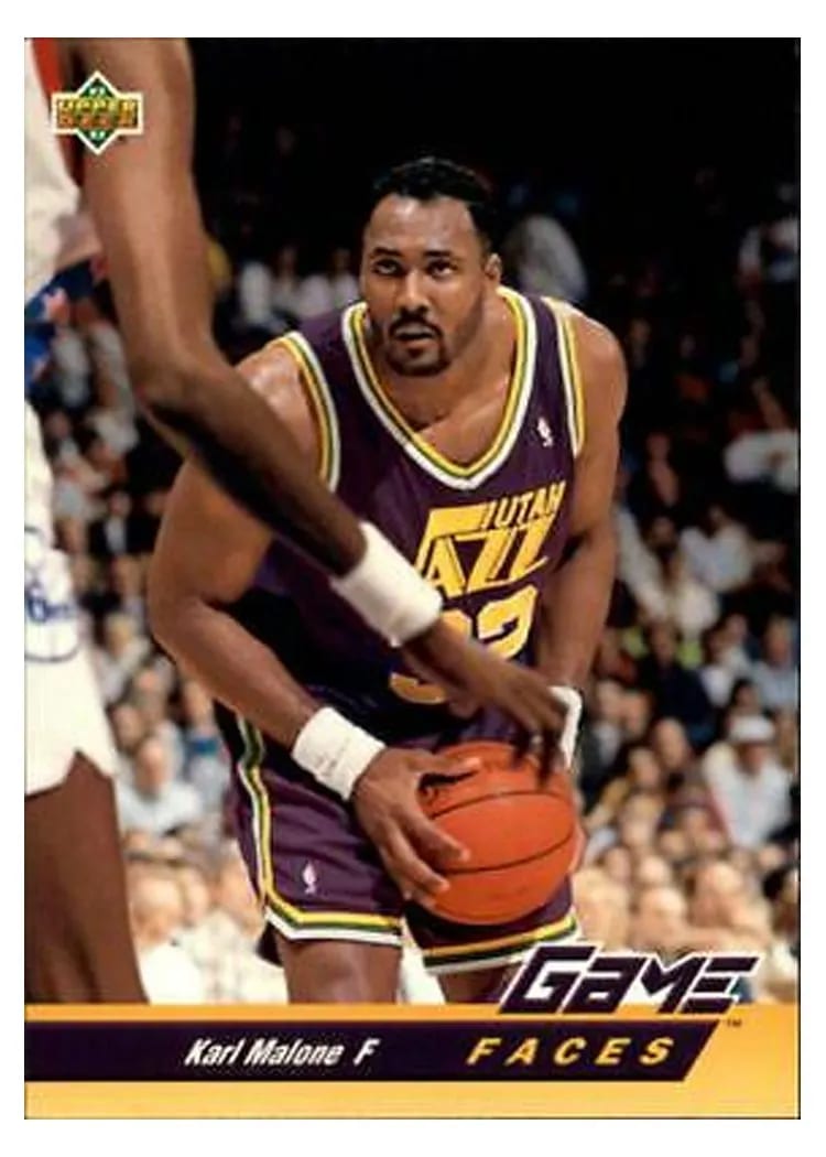 1992 Upper Deck Karl Malone #489 card