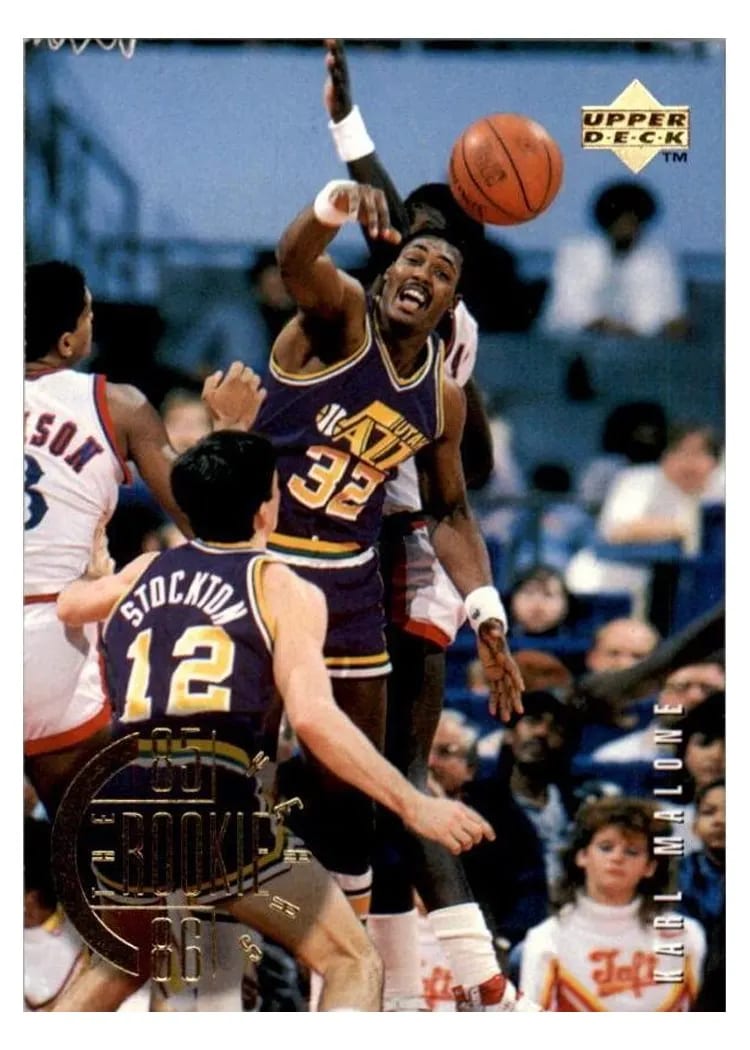 1995 Upper Deck Karl Malone #142 card