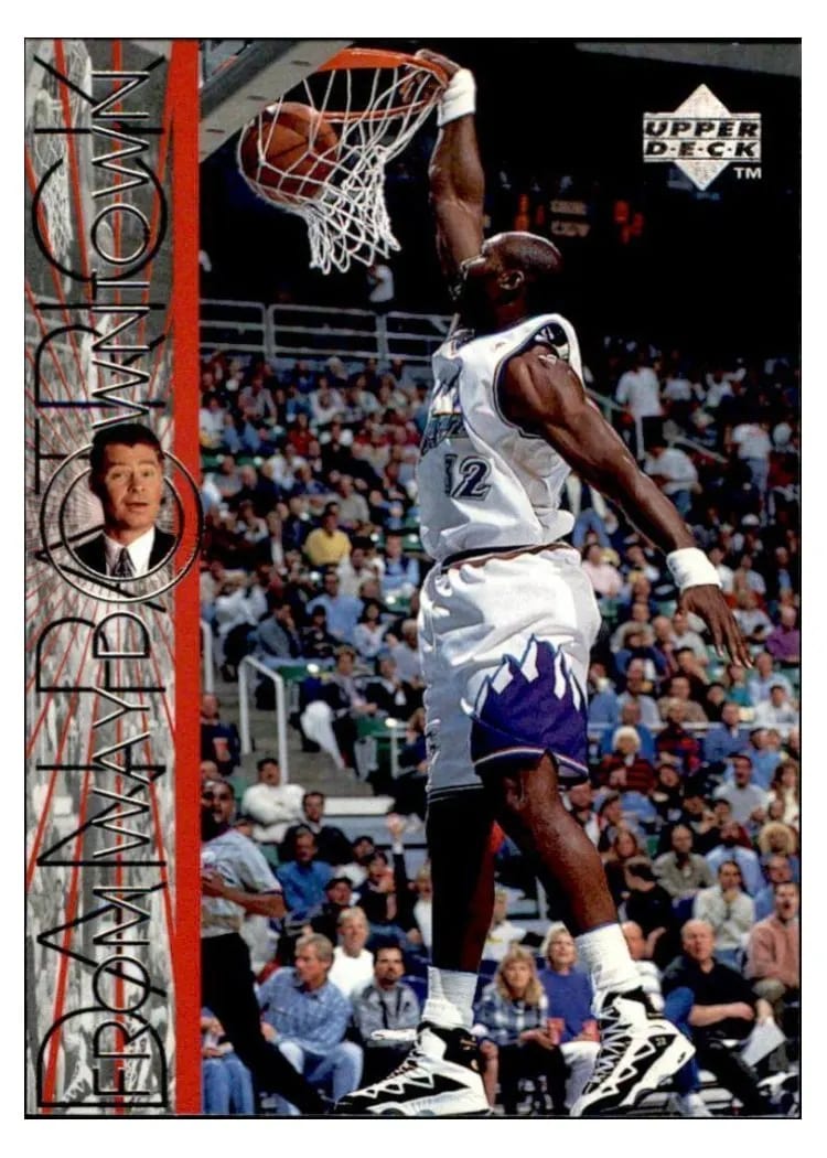 1996 Upper Deck Karl Malone #357 card
