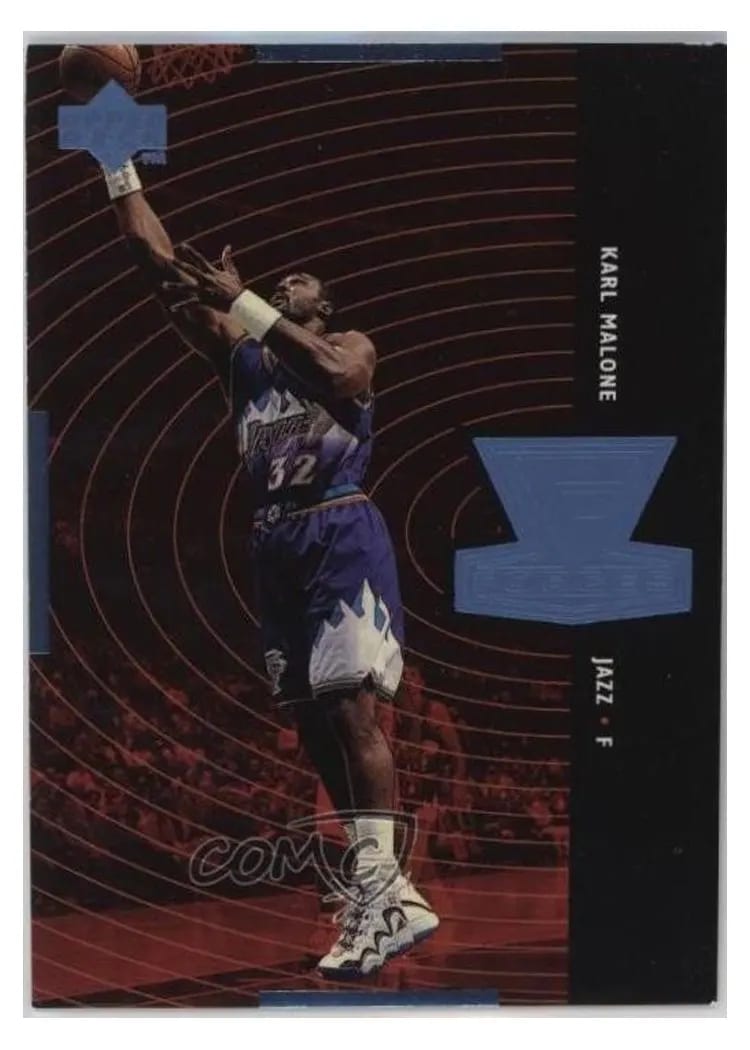 1998 Upper Deck Forces Karl Malone #F19 card