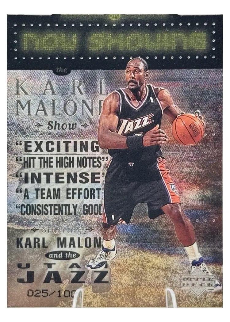 1999 Upper Deck Now Showing Karl Malone #NS27 card