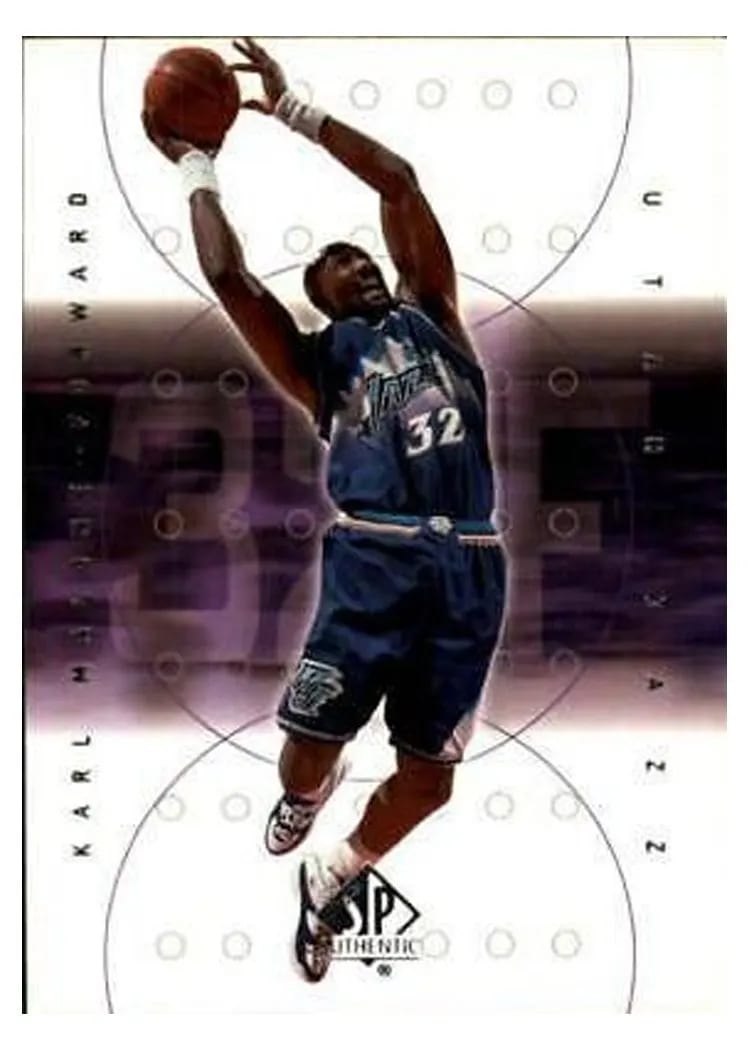 2000 SP Authentic Karl Malone #82 card