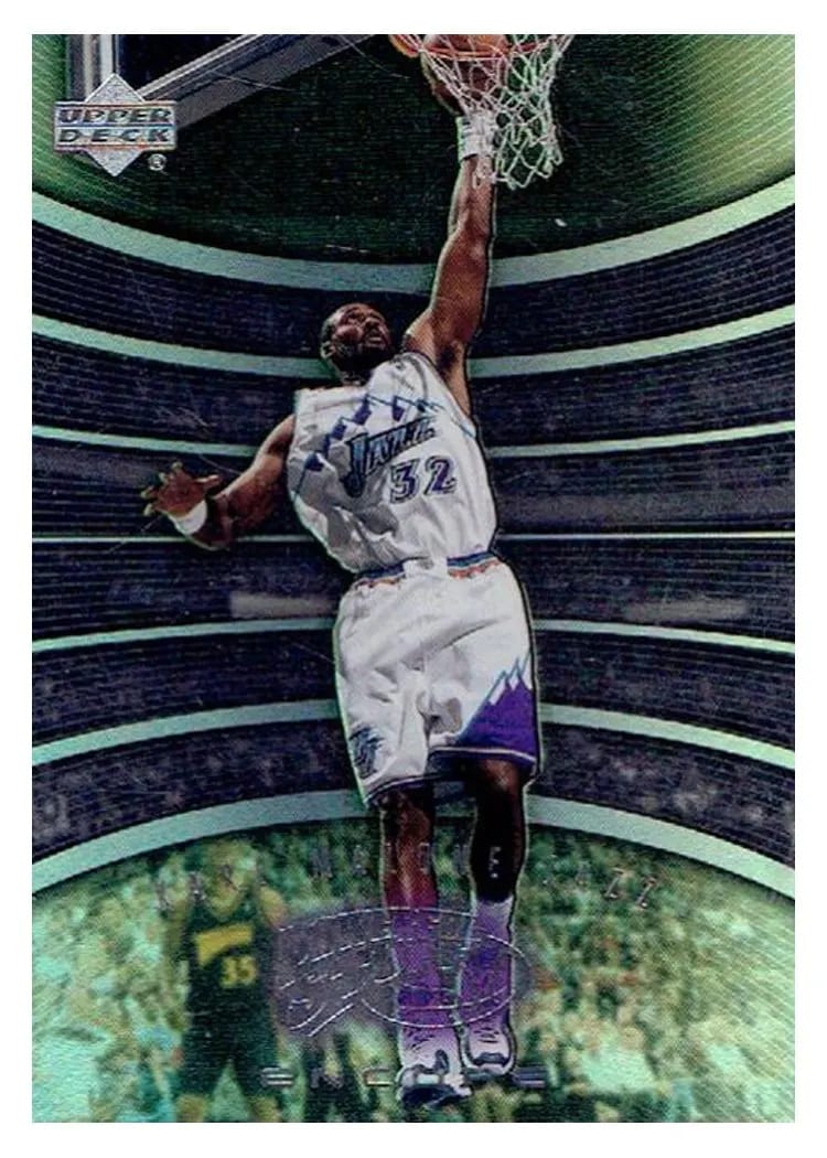 2000 Upper Deck Encore Powerful Stuff Karl Malone #PS4 card