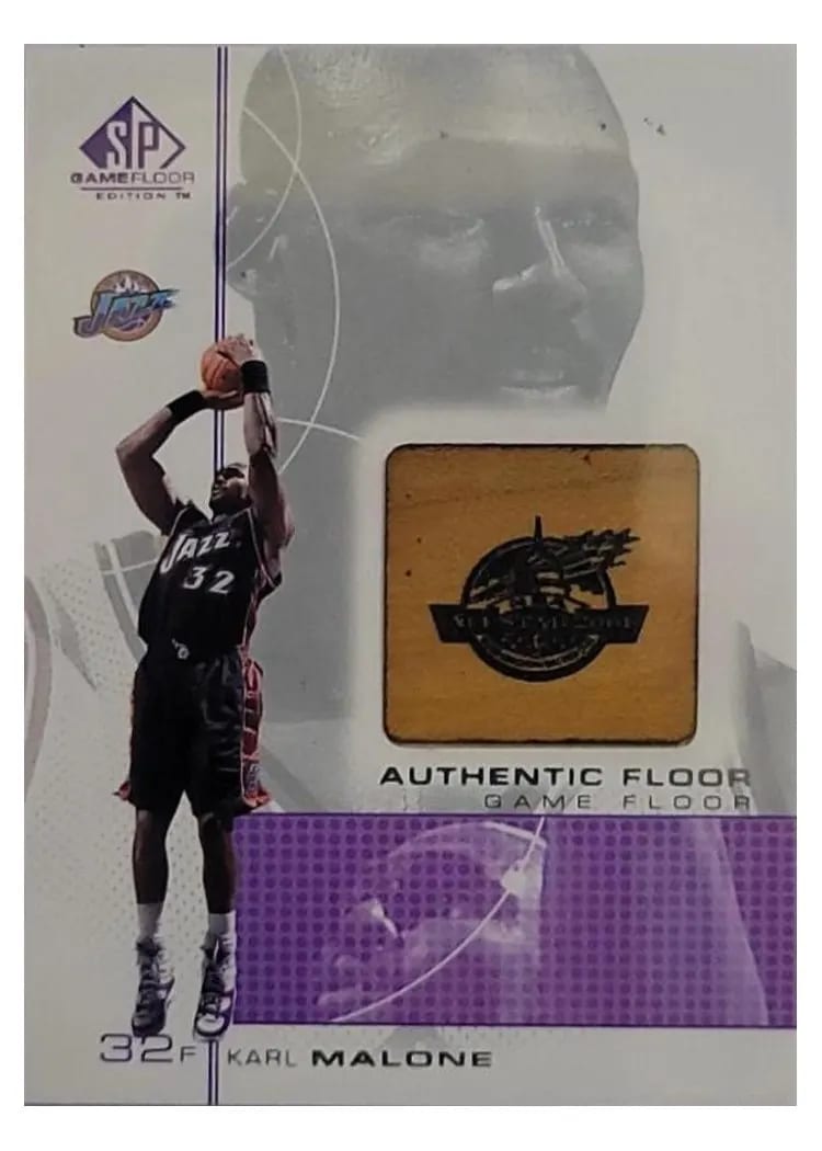 2001 SP Game Floor Karl Malone #KA card