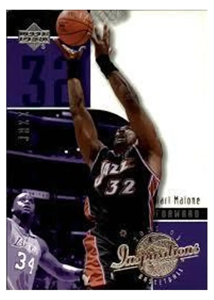 2002 Upper Deck Inspirations Karl Malone #85 card