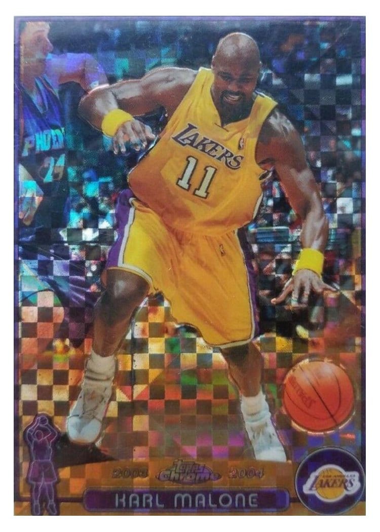 2003 Topps Chrome Karl Malone #32 card