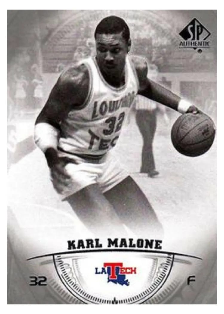 2013 SP Authentic Karl Malone #2 card