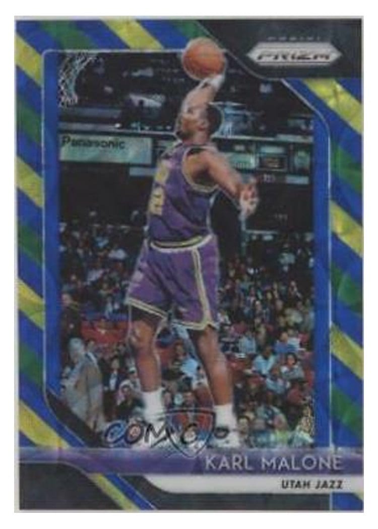 2018-19 Panini Prizm Base Set Karl Malone #75 card