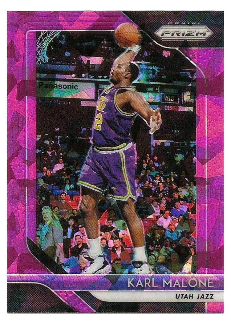 2018-19 Panini Prizm Base Set Karl Malone #75 card