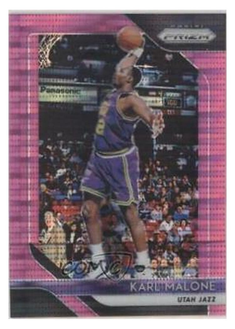 2018-19 Panini Prizm Base Set Karl Malone #75 card