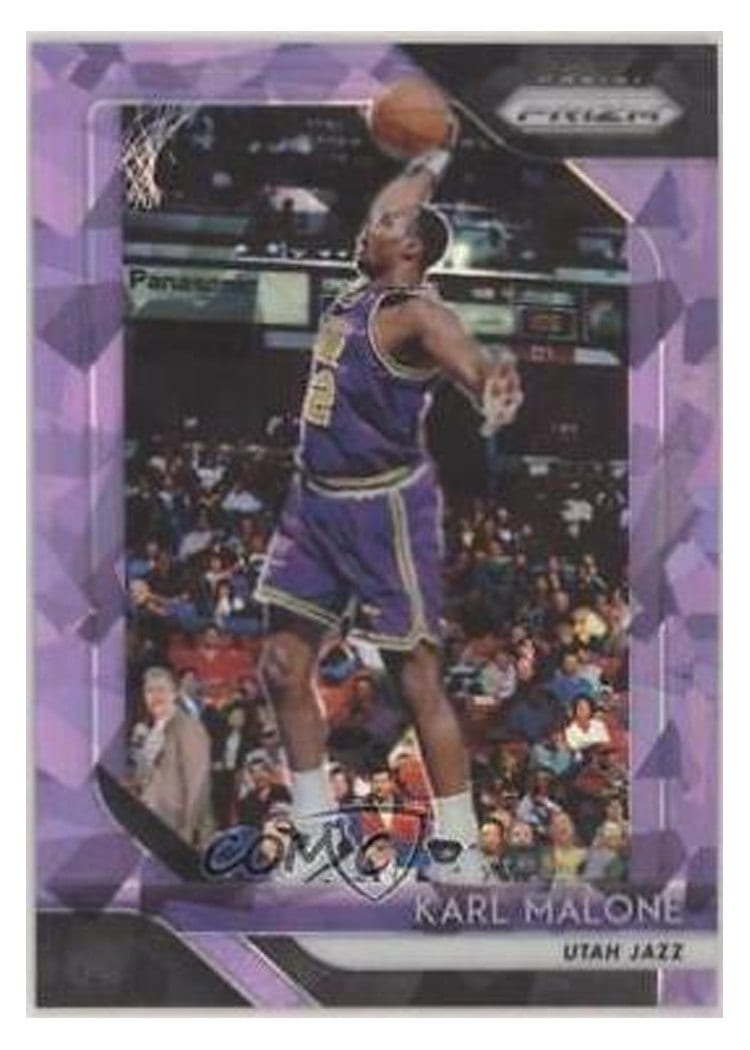 2018-19 Panini Prizm Base Set Karl Malone #75 card
