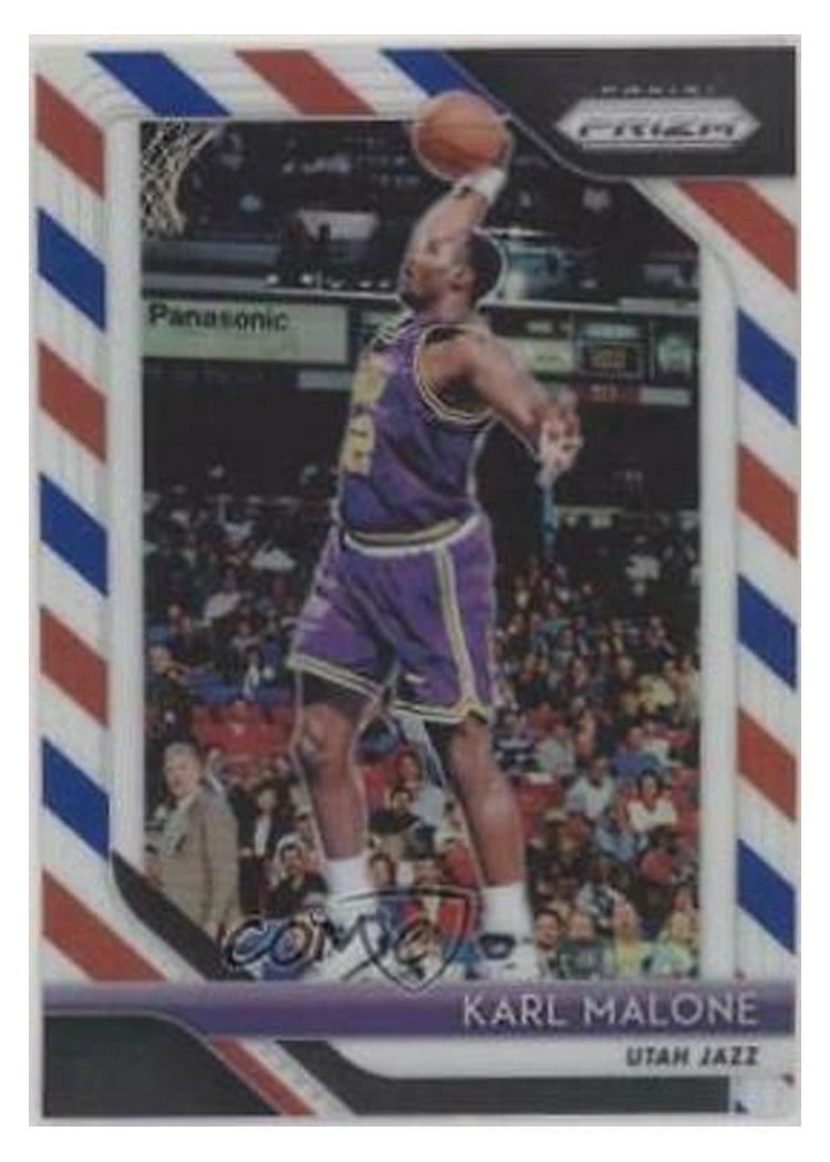 2018-19 Panini Prizm Base Set Karl Malone #75 card