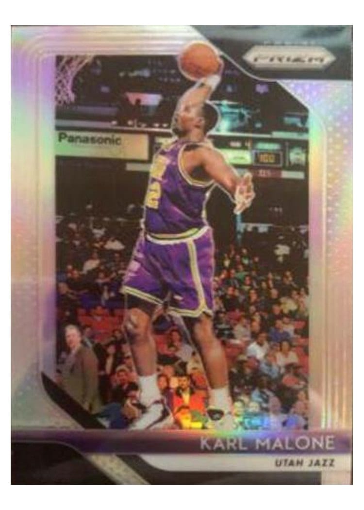 2018-19 Panini Prizm Base Set Karl Malone #75 card
