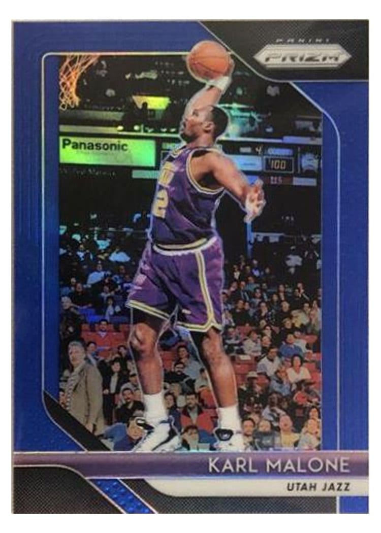 2018-19 Panini Prizm Base Set Karl Malone #75 card