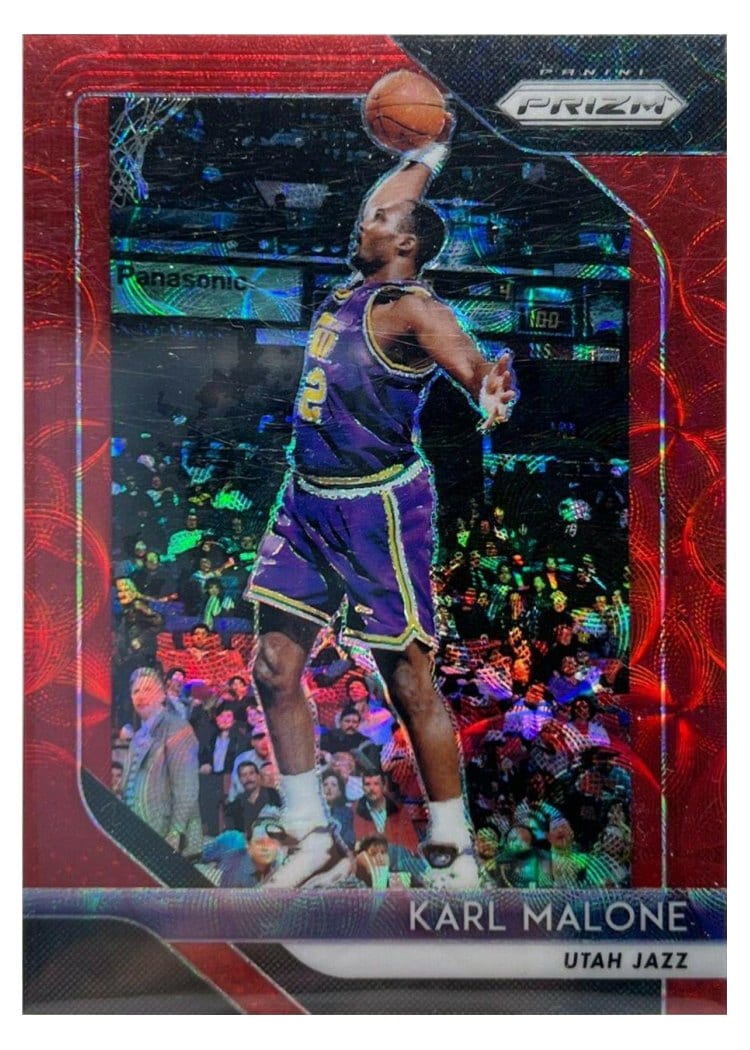 2018-19 Panini Prizm Base Set Karl Malone #75 card